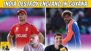 England DESTROYED by India in Guyana and CRASH OUT of the T20 World Cup | Wisden Cricket Podcast