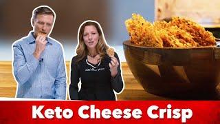 2 Minute Keto Cheese Crisps Recipe | Karen and Eric Berg