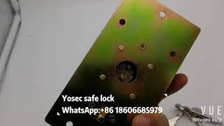 Yosec 4 wheel four counter mechanical key combination code lock