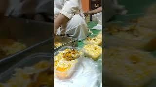 Delhi style chicken zafrani biryani • packaging process #shorts #biryani