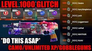 *do this asap* LEVEL 1000 GLITCH! CAMO/AFK/UNLIMITED XP/GOBBLEGUMS! BO6 GLITCHES! BO6 ZOMBIES GLITCH