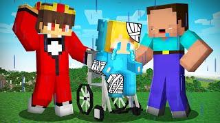 Ukri Bricht sein Bein und seine Freunde helfen ihm in Minecraft!