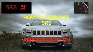 How to turn off airbag (SRS) light on