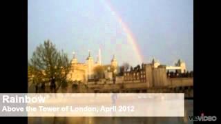 Rainbow over the Tower of London