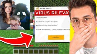 PRENDE UN VIRUS sul PC DELLA MADRE SCARICANDO MINECRAFT