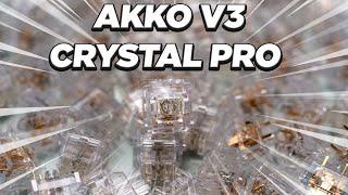 A CLEAR Winner! | Akko V3 Crystal Pro Switch Review