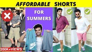 4 Affordable SHORTS for Men | Summer Outfit Ideas 2024 with Mens Shorts | BeYourBest Fashion Hindi