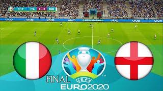 ITALY vs ENGLAND - UEFA Euro 2020 Final - Full Match Penalty Shootout HD - PES 2021