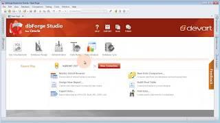 How to create simple Oracle Data Report using dbForge Studio for Oracle