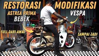 Resto mod Astrea Prima Kawin Vespa Sekut Queen Be'er