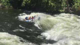 Whitewater Raft Flip