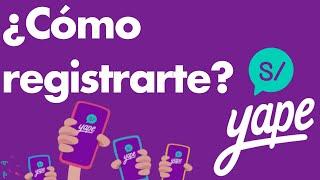 ¿Cómo REGISTRARTE en YAPE ? [COMPLETO] 