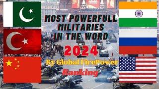 Most Powerfull Militaries In The Word 2024 || Top 10 Global FirePower Ranking In The Word 2024#top10