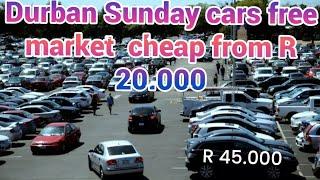 Durban Sunday cars free market in  cheap second hands cars