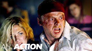 Shaun, Ed & Liz Make A Final Stand | Shaun Of The Dead (2004) | All Action