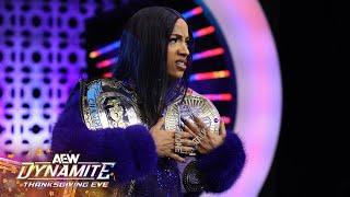 KAMILLE QUITS and Mercedes Moné, TBS Champion, is FURIOUS! | 11/27/24, AEW Dynamite