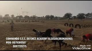 girls training in commando s.s.s. diffece academy  alsisar# सेना भर्ती झुंझुनू