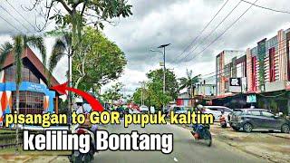 jalanan kota bontang dari pisangan sampai gor pupuk kaltim, bontang 2023