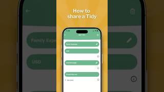 How to share a Tidy | Tidy Money