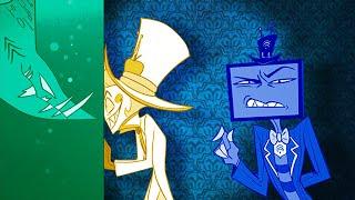 RESHARKABLE MEETING - FT. VOX + LUCIFER  (Hazbin Hotel Comic Dub)