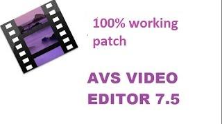 AVS Video Editor 7.5 keygen 100% working patch by easy soft