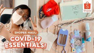 MUST HAVE: COVID-19 Essentials Haul + GIVEAWAY | Shopee Haul