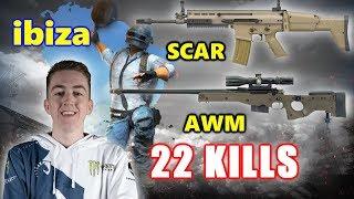 Team Liquid ibiza - 22 KILLS - SCAR+AWM - SOLO vs SQUADS - PUBG