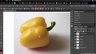 Making a selection in Photoshop using the Magnetic Lasso tool