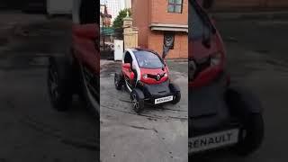 Renault Twizy -смешной электрокар. Внешний вид. Рено Твизи