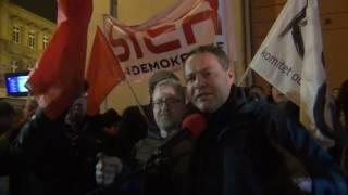 Manifestacja pod siedzibą PiS w Bydgoszczy