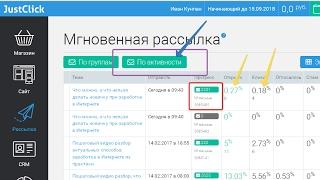 Повторная отправка письма по не открывшим в JustClick