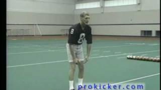 How to Punt a football #2 - Ray Guy Teaches Body Position when Punting a Football