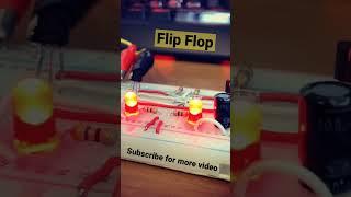 Simple FlipFlop #circuit using #transistor #diy #led #home #electronic #train #railroad