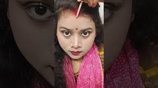 Easy sindoor eplication #rishika makeup tutorial