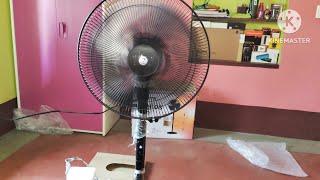 Atomberg Stelios Pro Induction motor Padestal Fan With remote control.. Unboxing & assemble