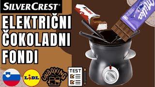 ELEKTRIČNI ČOKOLADNI FONDI SilverCrest SSFE 25 A2 SLOVENIJA SLOVENE LIDL