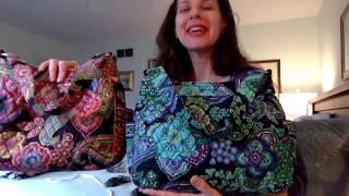 Vera Bradley Bag of the Day: Reversible Tote (Blue Rhapsody + Symphony in Hue = Beautiful Music)