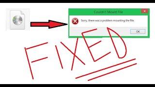 FIX -  ERROR - (CAN'T MOUNT FILE) ! ISO FILE !