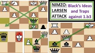 Nimzo-Larsen Attack  Trap a Tactic! Tricks against 1.b3