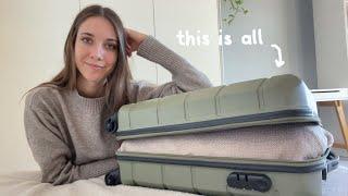 how I pack light for multiple month long trips | luggage tips from a full time traveler ️