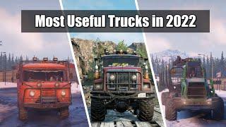 Snowrunner Top 10 Best Vehicles in 2022 & Why | Most Useful Trucks