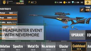 Headhunter event with Nevermore, Sniper 3D Assassin