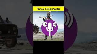 female voice changer for pubg*bgmi*free fire #bgmivoicechanger #shorts