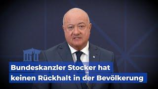 Stocker hat keinen Rückhalt in der Bevölkerung