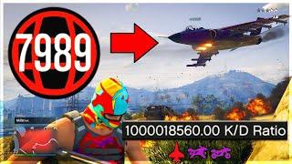 Trolling a Level 7989 Crew With a 1 BILLION KD!! GTA Online