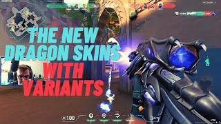 NEW VALORANT UPDATE WITH DRAGON SKINS - FULL ELDERFLAME COLLECTION GAMEPLAY WITH VARIANTS PATCH 1.03