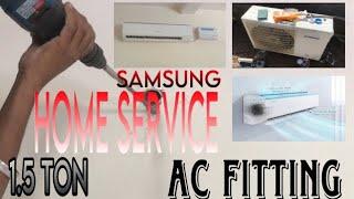 ac fitting at home malayalam home service #action