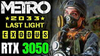 Metro Franchise - RTX 3050 - Exodus - 2033 - Last Light - PC Raytracing Enhanced Edition