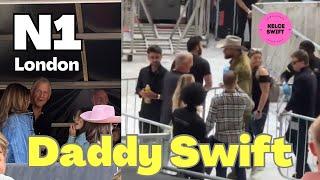 Taylor Swift’s Dad Scott Swift & Ross Travis ARRIVES & GREETS Jason & Kylie Kelce on Night 1