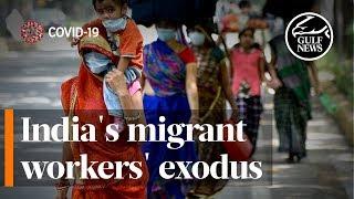 India's migrant workers' exodus